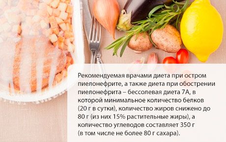 Chế độ ăn uống cho bệnh viêm bể thận