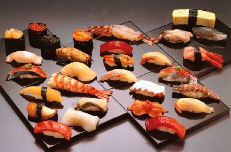 4. Sushi, sushi, Nhật Bản